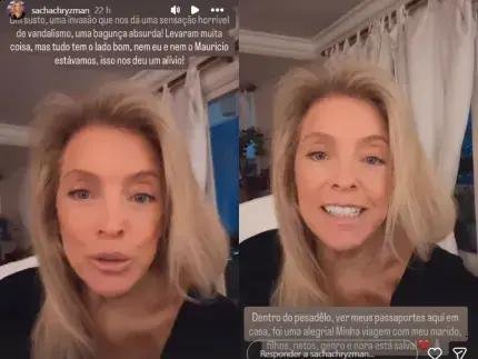 Sacha Chryzman relata invasão ao seu apartamento em São Paulo