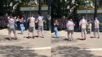 Técnicos da Enel fazem dancinha em meio a apagão em São Paulo