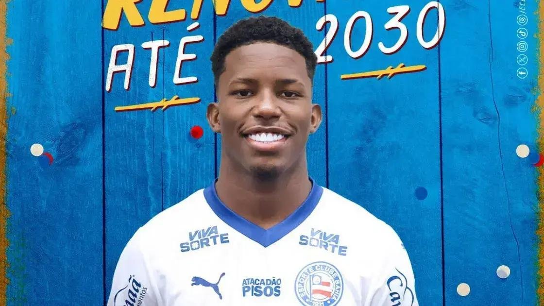 Bahia renova contrato do atacante Ruan Pablo até 2030