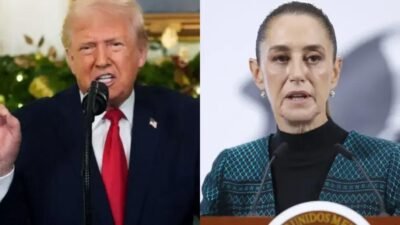 Claudia Sheinbaum e Donald Trump discutem narcotráfico e comércio