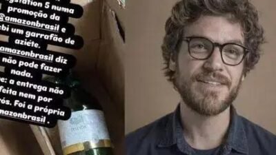 Confusão na entrega: Emílio Dantas compra PS5 e recebe azeite