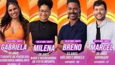 Conheça os concorrentes da casa de vidro do BBB 26 que encantam o Brasil