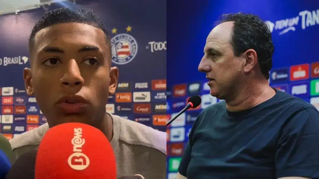 Conversa curiosa entre Kauê Furquim e Rogério Ceni após estreia no Bahia