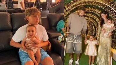 Davi Lucca e a caçula Mel: momentos raros em família durante férias