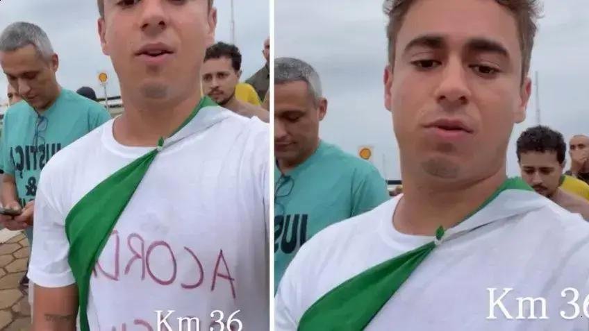 Deputados iniciam caminhada a Brasília em protesto contra prisão de Bolsonaro