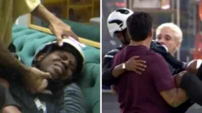 Edilson Capetinha desiste da Prova do Líder após ter dores