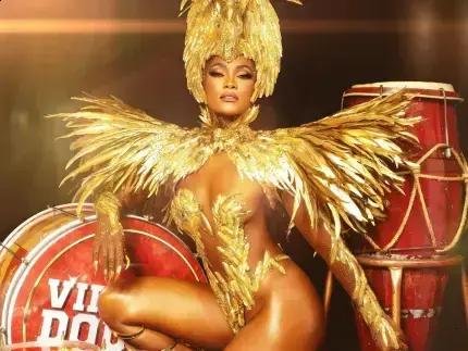 Erika Januza retorna à Viradouro para emocionar no Carnaval 2026