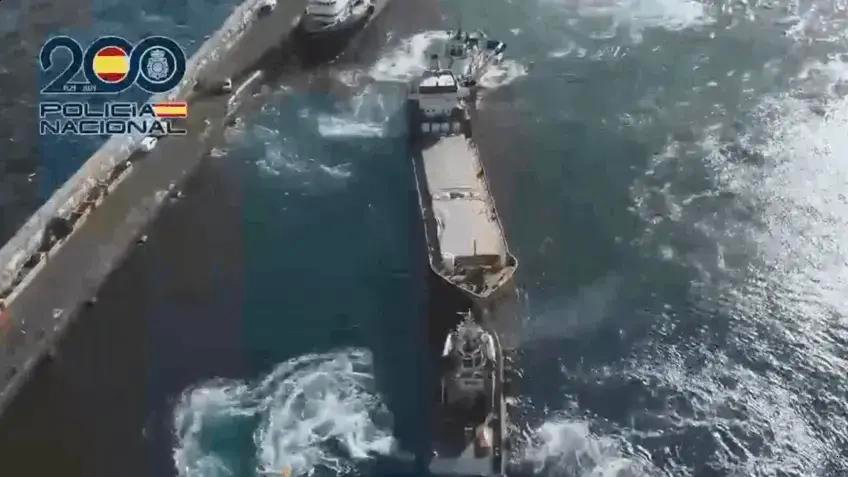 Espanha realiza a maior apreensão de cocaína em alto-mar