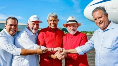 Geraldo Júnior defende reforma agrária em ato com Lula em Salvador