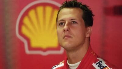 Gina Schumacher homenageia pai em aniversário com foto da infância