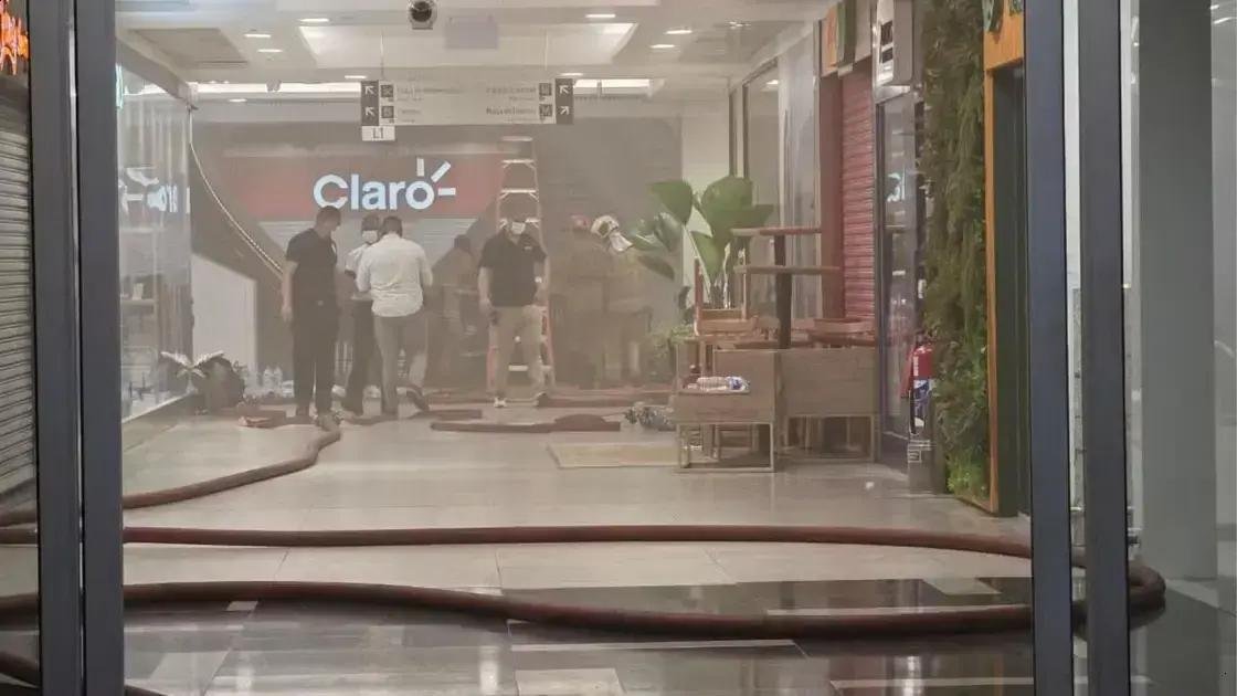Incêndio causa evacuação apressada em shopping no Rio de Janeiro