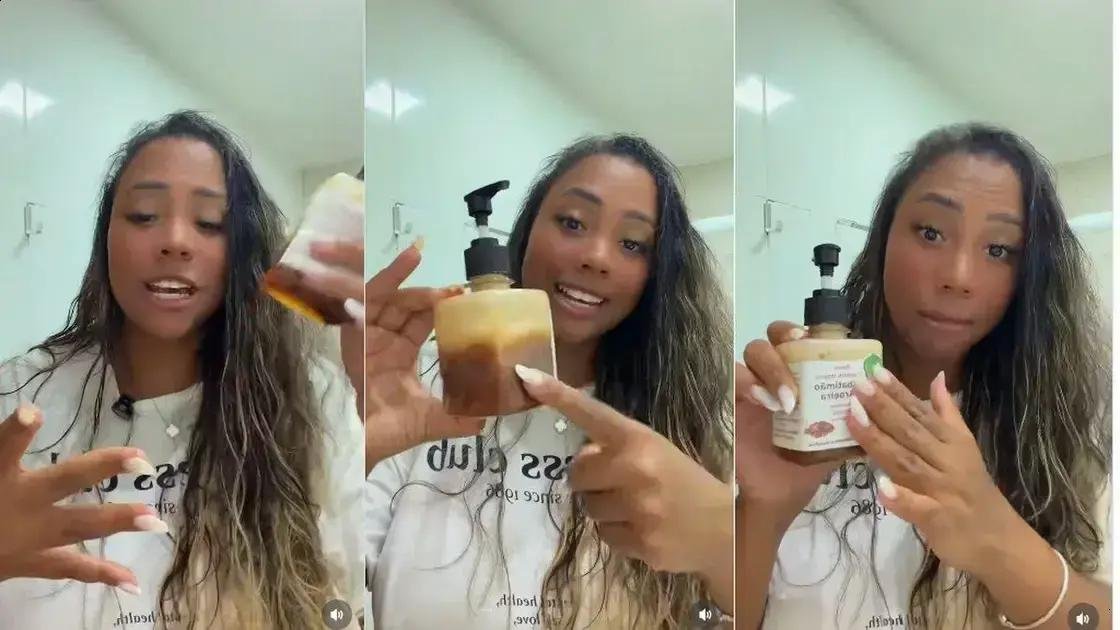 Influenciadora baiana revela que "voltou a ser virgem" após usar sabonete
