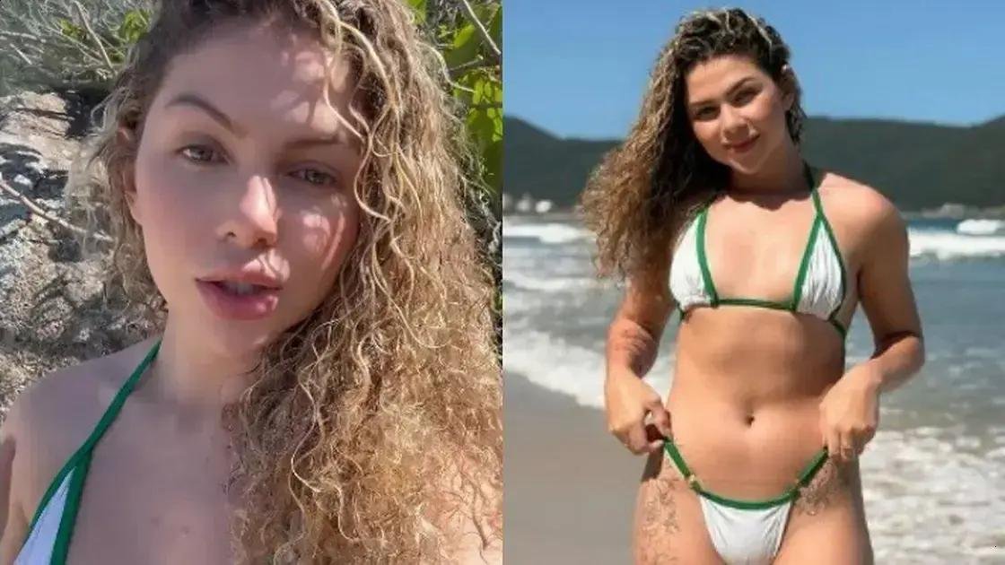 Influenciadora é atacada na praia por piercing em partes íntimas