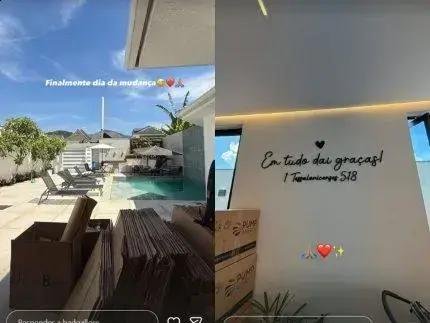 Lorena Maria celebra a mudança para seu novo lar no Rio de Janeiro