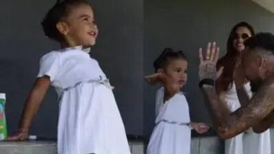 Mavie e Neymar: As aventuras do pai mais legal em encantadora brincadeira