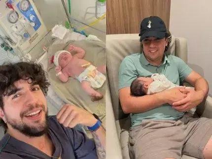 Nattan celebra o nascimento do filho de Natanzinho Lima com bom humor