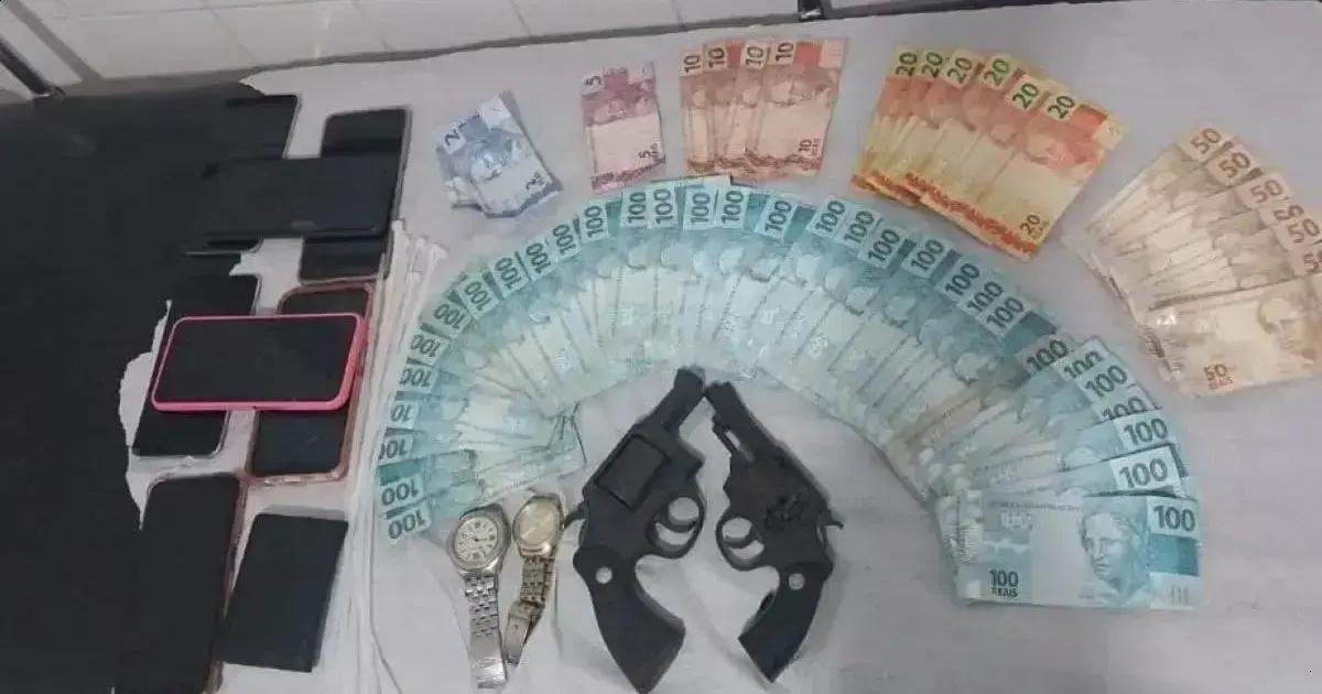 Polícia captura suspeitos de roubo a comércio em Conceição do Jacuípe