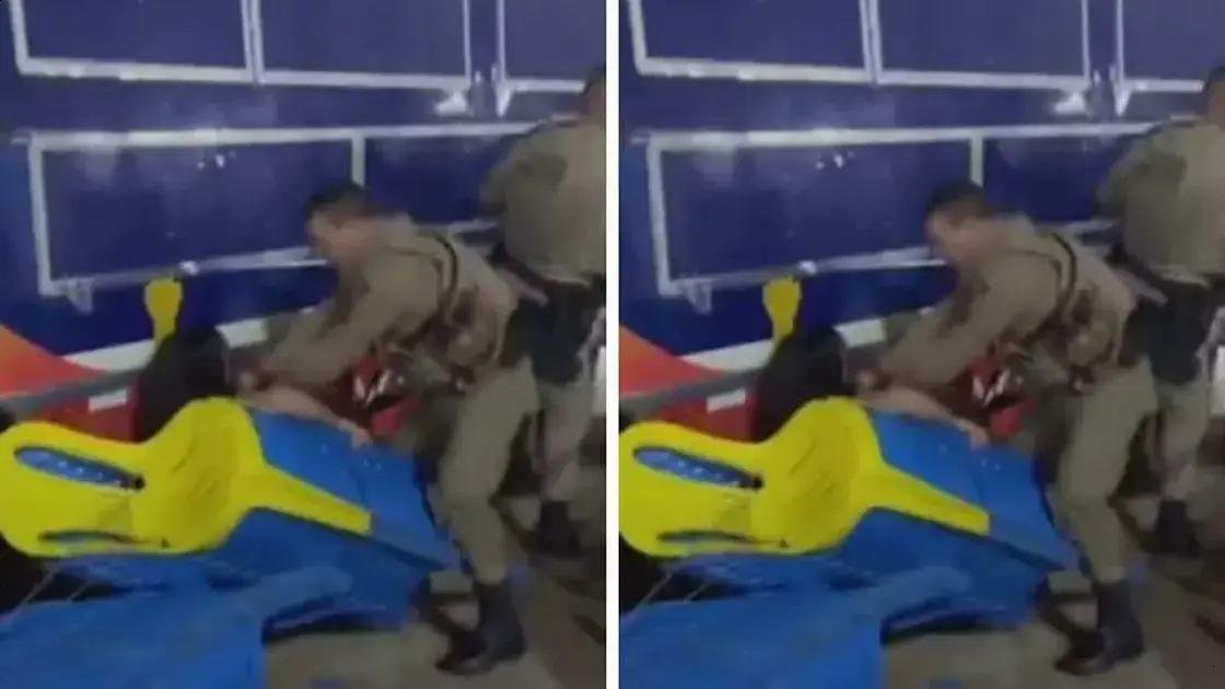 Policial militar agride mulher em evento de cavalgada na Bahia