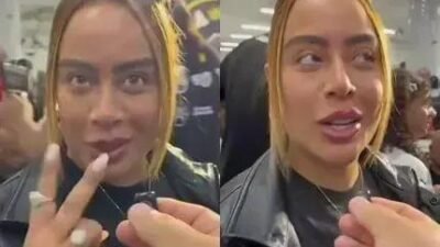 Rafaella Santos comenta sobre o espírito de torcer por Neymar e Gabigol no Santos