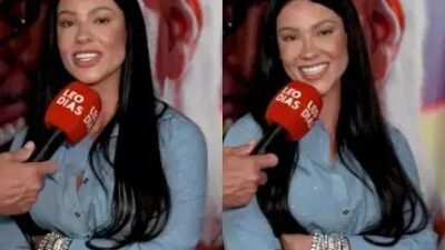 Rayane Figliuzzi comenta reencontro de Belo e ex-mulher em novela