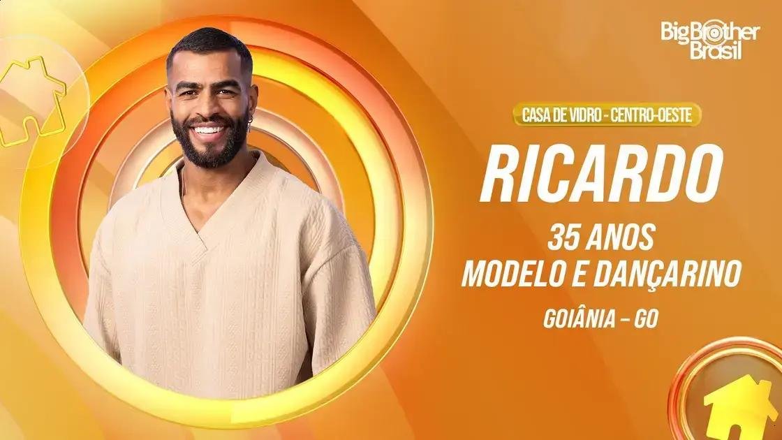 Ricardo, ex-jogador e modelo, entra na Casa de Vidro do BBB 26