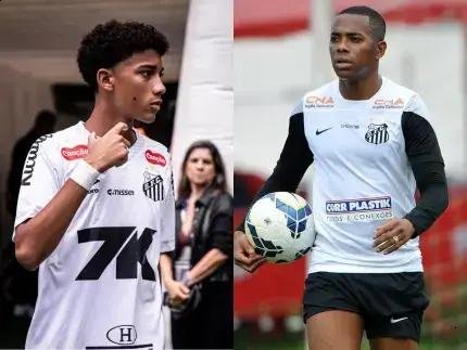 Robinho Jr. faz homenagem tocante ao pai em aniversário complicado