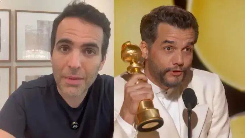 Samer Agi critica Wagner Moura por discurso após Globo de Ouro.