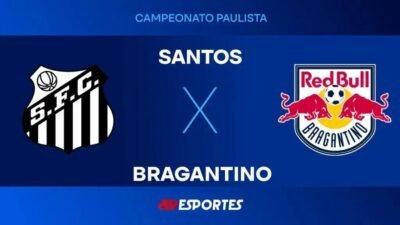 Transmissão ao vivo: Santos enfrenta RB Bragantino no Paulista 2026