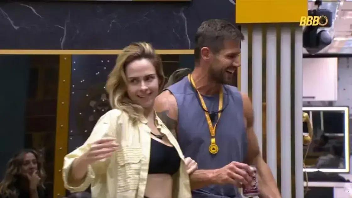 Ana Paula flerta com Jonas e quase sobe ao Quarto do Líder no BBB 26