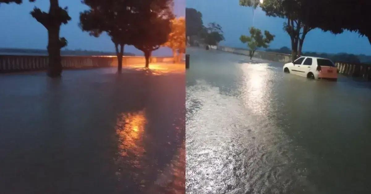 Barra registra maior volume de chuva do Brasil e enfrenta alagamentos