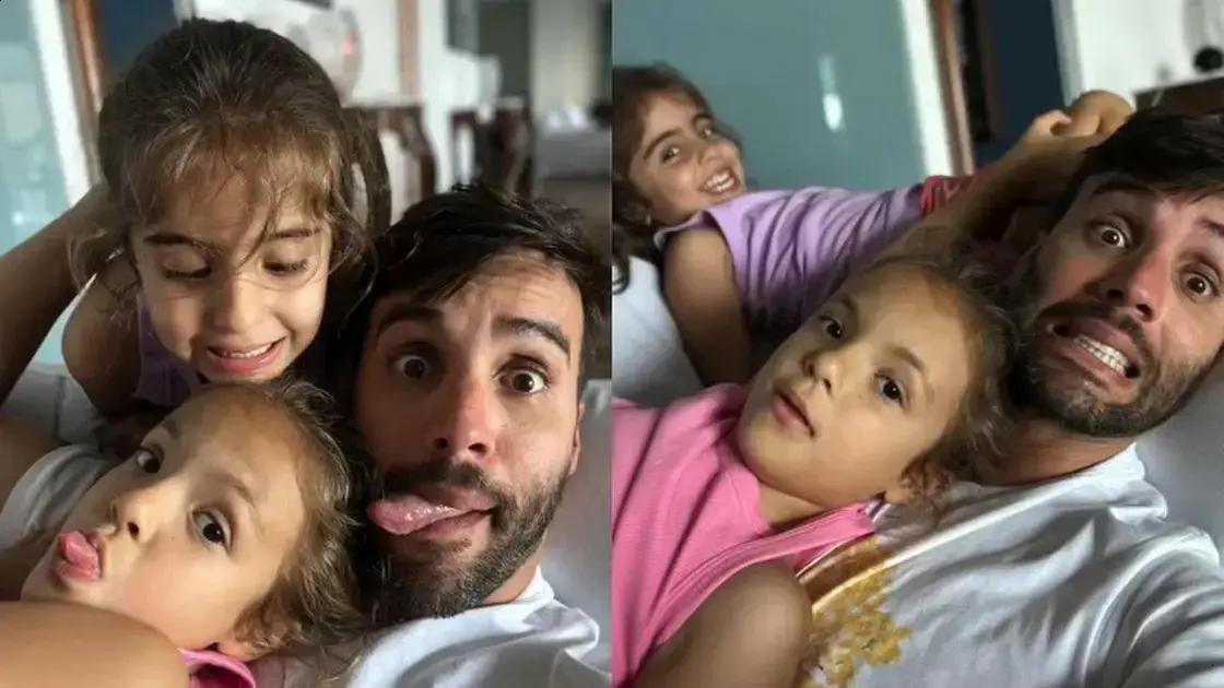 Daniel Cady publica imagens inéditas das gêmeas de Ivete no 8º aniversário