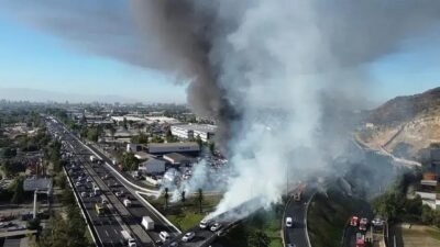 Explosão de caminhão-tanque em Santiago deixa 4 mortos e 10 feridos