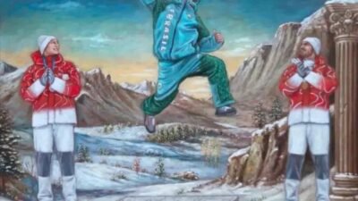 Foto do pódio de Lucas Braathen é eleita melhor imagem das Olimpíadas