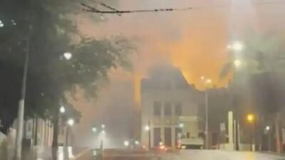 Incêndio atinge prédio das Arcadas da Faculdade de Direito da USP