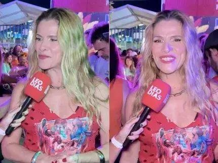 Ingrid Guimarães leva filha ao Desfile das Campeãs e elogia Juliana
