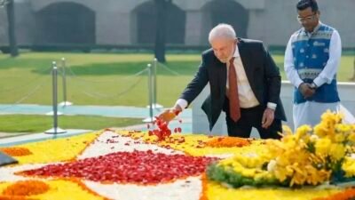 Lula visita memorial de Gandhi em Nova Délhi e assina acordos com Índia