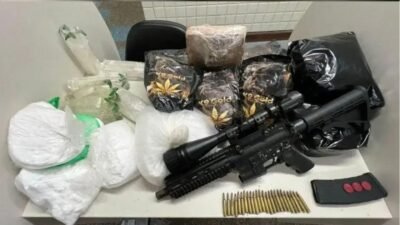 Suspeito é preso em Salvador após circular com fuzil e drogas