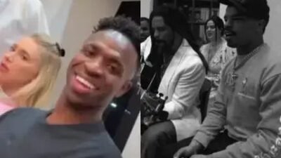 Virginia Fonseca acompanha filhos de Bob Marley em show na casa de Vini Jr