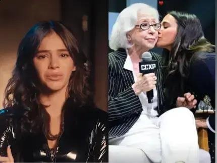 Bruna Marquezine chora ao elogiar Fernanda Montenegro em novo filme