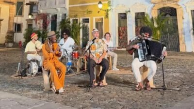 Dominguinho chega ao Pelourinho: João Gomes, Mestrinho e Jota.pê gravam