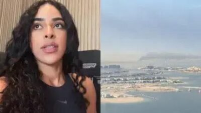 Elana Valenaria relata tensão em Dubai após bombardeio e fumaça