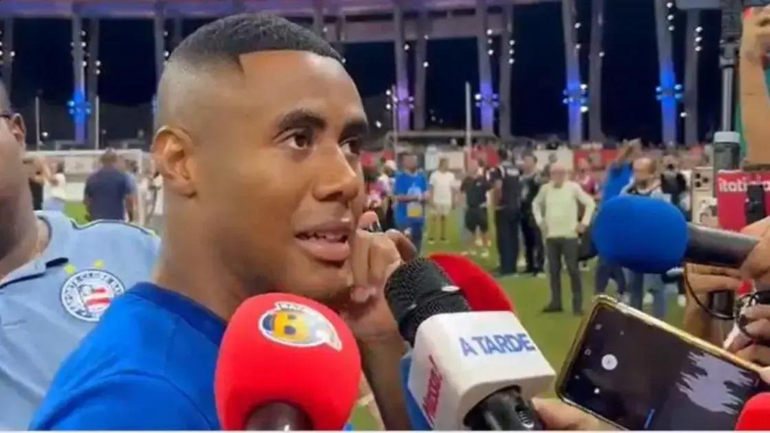 Erick admite nervosismo após gol no Ba-Vi e elogia mudança tática