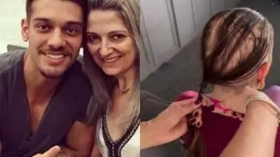 Karina Lucco corta o cabelo durante tratamento de alopecia areata: coragem e fé