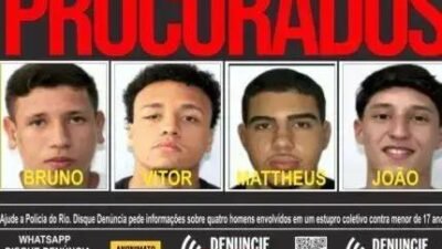 Polícia do RJ procura quatro suspeitos de estupro coletivo em Copacabana