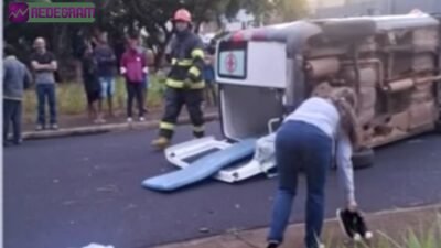 Acidente entre ambulância e carro em SP resulta na morte de um bebê