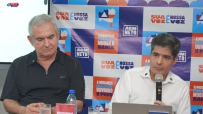 Angelo Coronel e ACM Neto negam crise política: “Vejo mais que minha esposa”