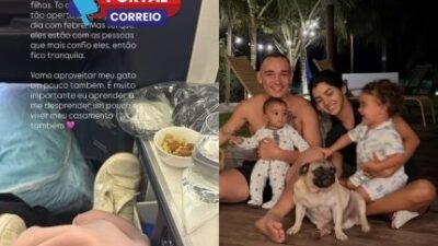 Ary Mirelle revela sofrimento ao viajar para encontrar João Gomes sem os filhos