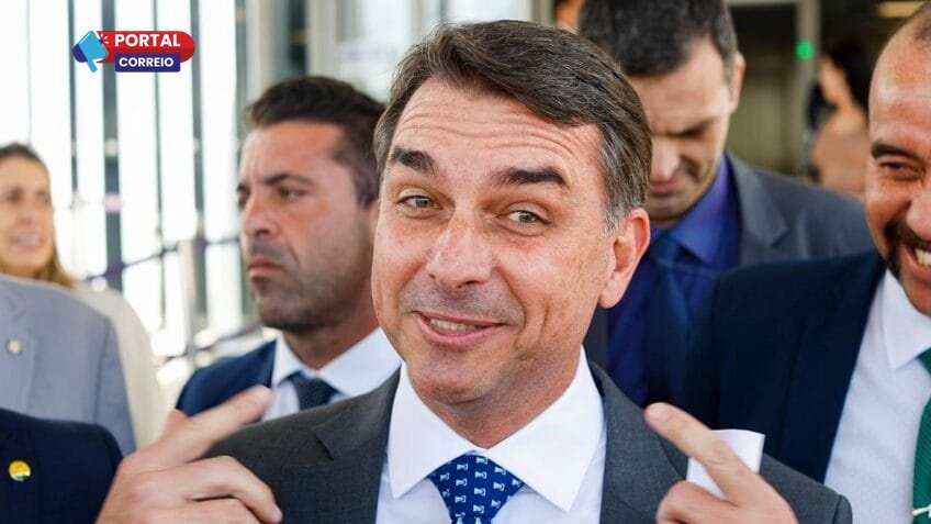 Flávio Bolsonaro comete gafe ao confundir Lula com Donald Trump em Washington