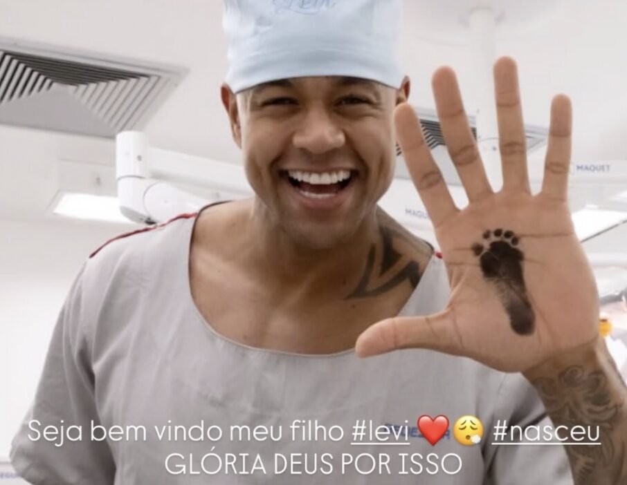 Leo Santana e Lore Improta celebram o nascimento do segundo filho, Levi