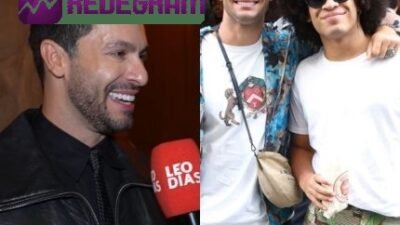 Rainer Cadete celebra estreia de peça escrita e dirigida pelo filho, Pietro